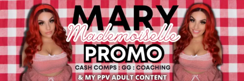 marymademoisellepromo onlyfans header foto